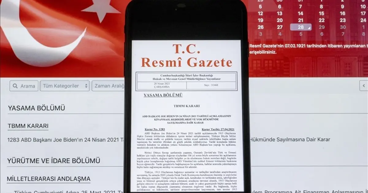Resmi Gazete’de bugün (22 Nisan 2026 Resmi Gazete kararları)
