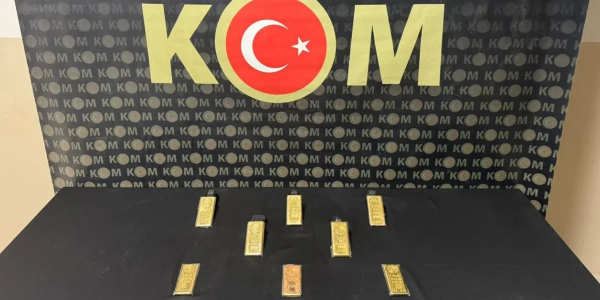 Hatay’da 8 kilo kaçak altın operasyonu