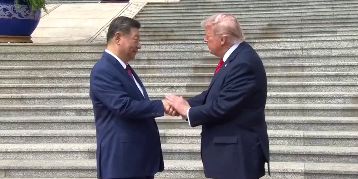 ABD Başkanı Donald Trump Çin’de