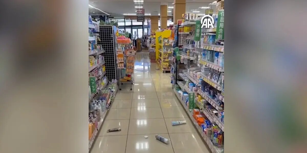 7.1’lik deprem Japonya’yı salladı! İşte o anların görüntüleri