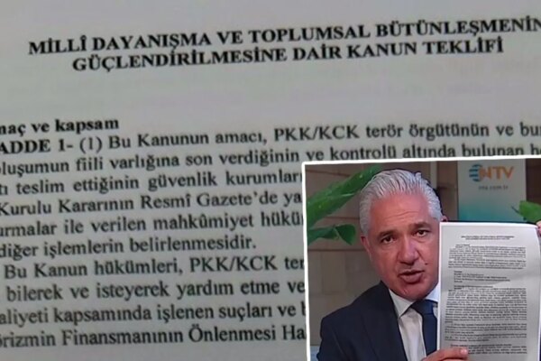 Süreç yasası teklifi tamamlandı. İşte madde madde kanun teklifi ve gerekçelerinin tam metni