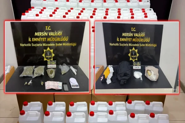 MERSİN’DE UYUŞTURUCU VE KAÇAKÇILIK OPERASYONU: 4 ŞÜPHELİ TUTUKLANDI