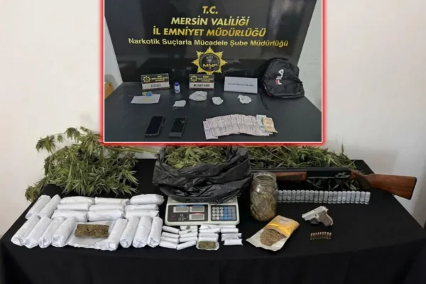 Mersin’de Uyuşturucu Operasyonları: 4 Şüpheli Tutuklandı