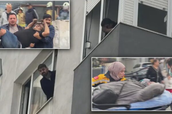 Kadıköy’de can pazarı. 8 katlı binada yangın çıktı